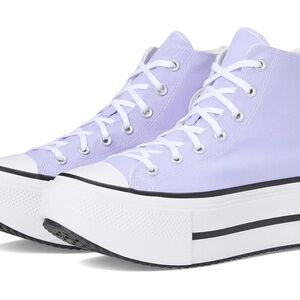 Violet Platform Converse Chuck Taylor Sneakers